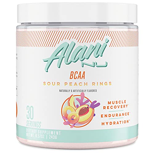 BCAA Sour Peach Ring 2:1:1 Supplement Powder 30 Servings J17390