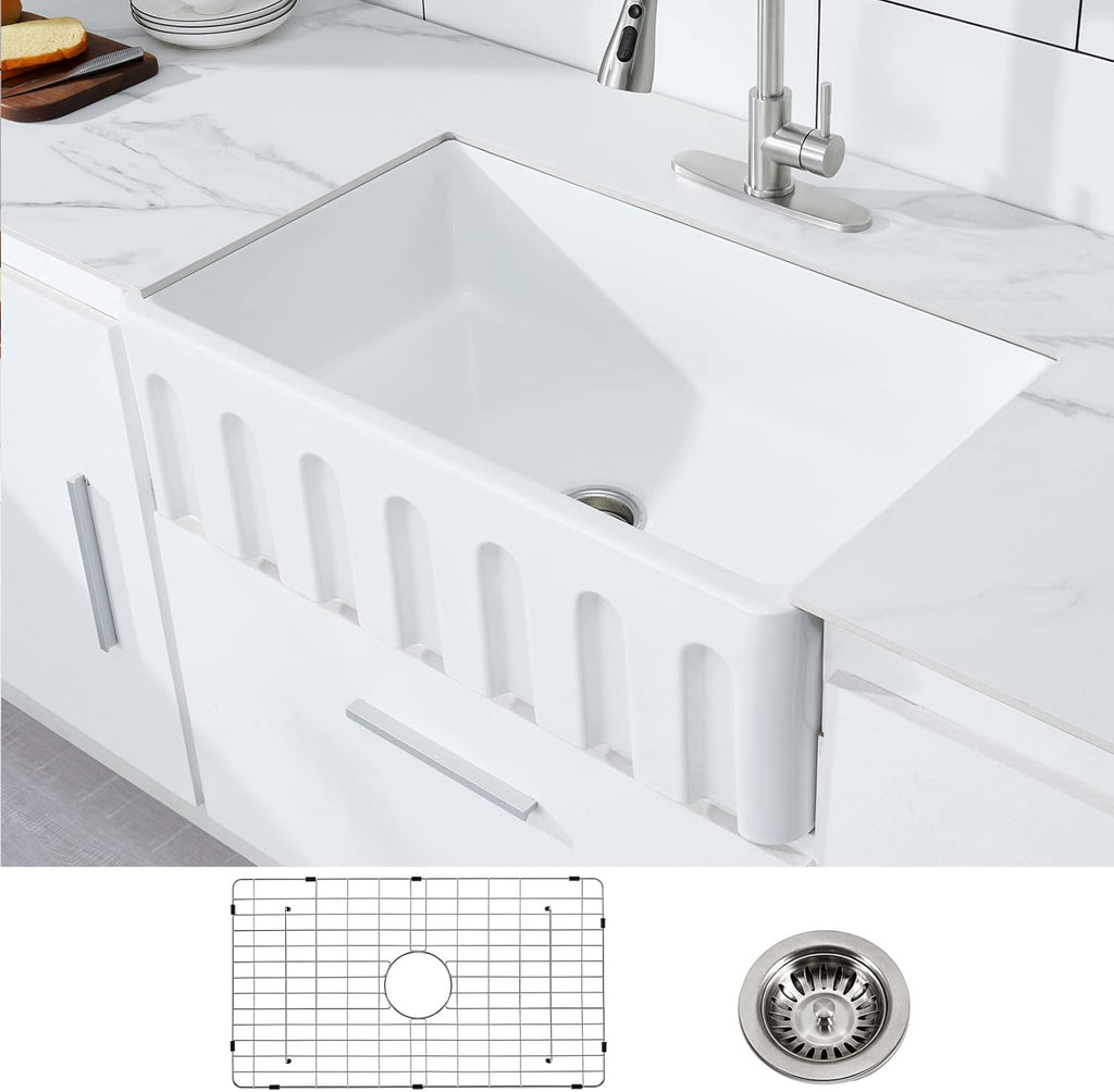 30 x 22 Stainless Steel Workstation Kitchen Sink X8775