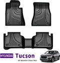 Black TPE Car Floor Liners for Hyundai Tucson W3688