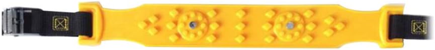 10Pcs Car Snow Chains Yellow Pack of 2 Q6069