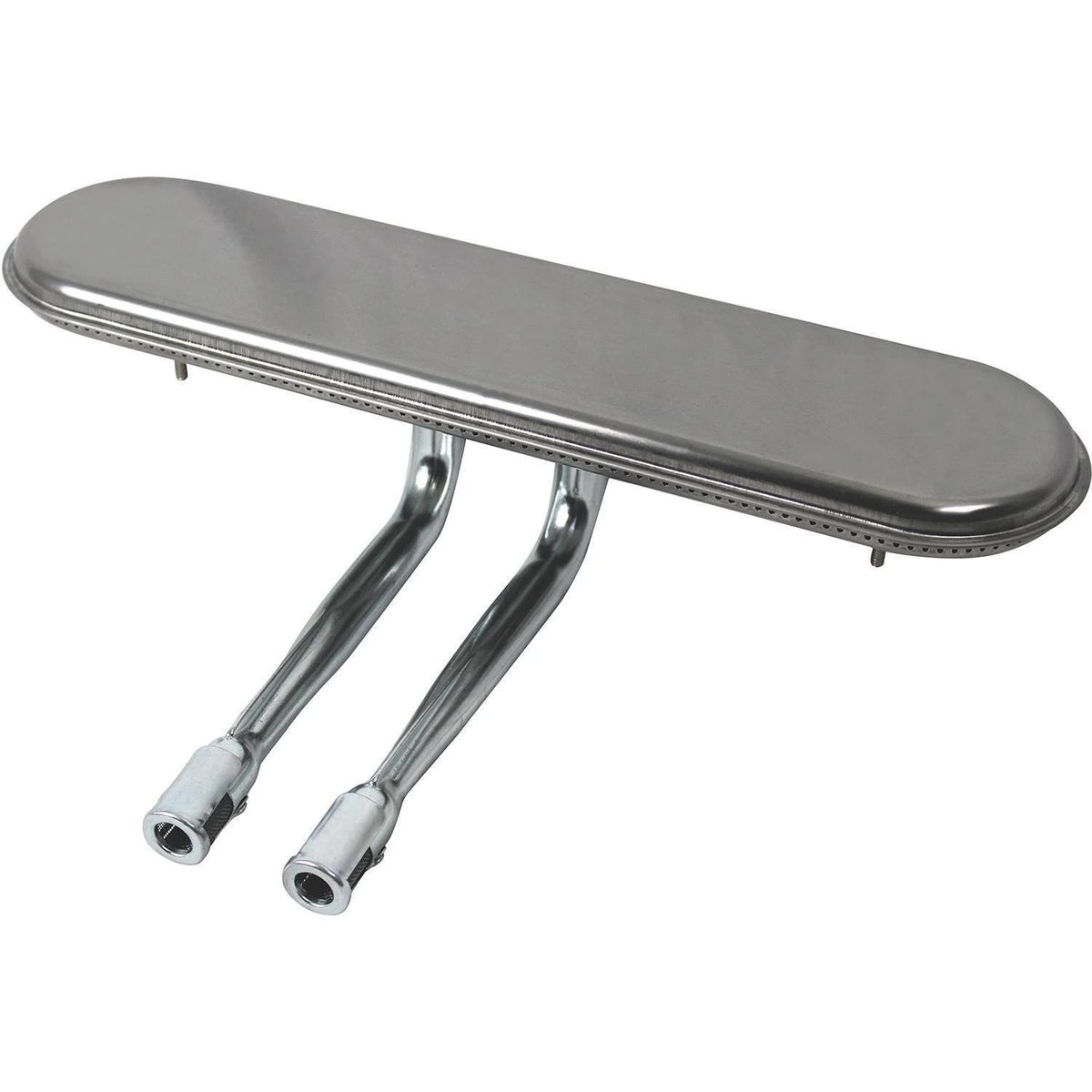 Stainless Steel Propane Gas Grill Head on Stainless Steel Pedestal Cart X666979