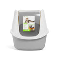 Jumbo Enclosed Grey Cat Box D843
