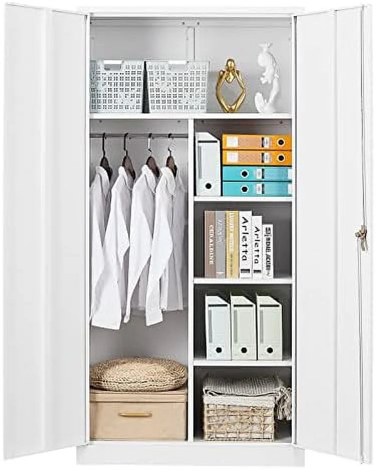 Lockable Metal Lateral File Cabinet with Drawer D5408