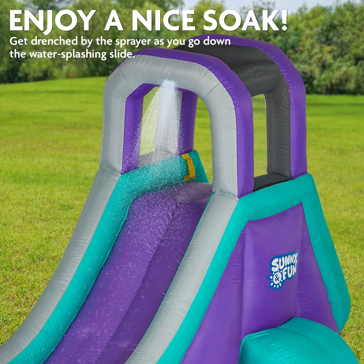 Inflatable Water Slide & Pool D991018