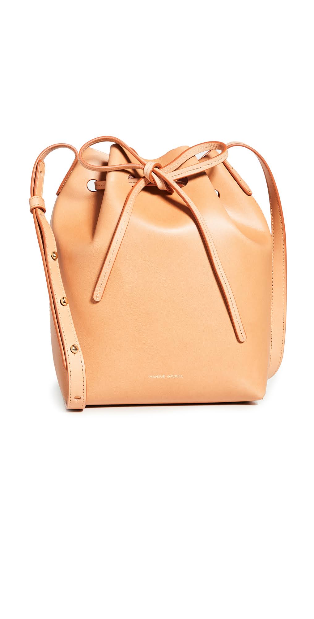 Mini Leather Bucket Bag H576