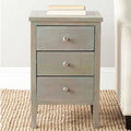 Solid Wood 3 Drawer End Table Y95560