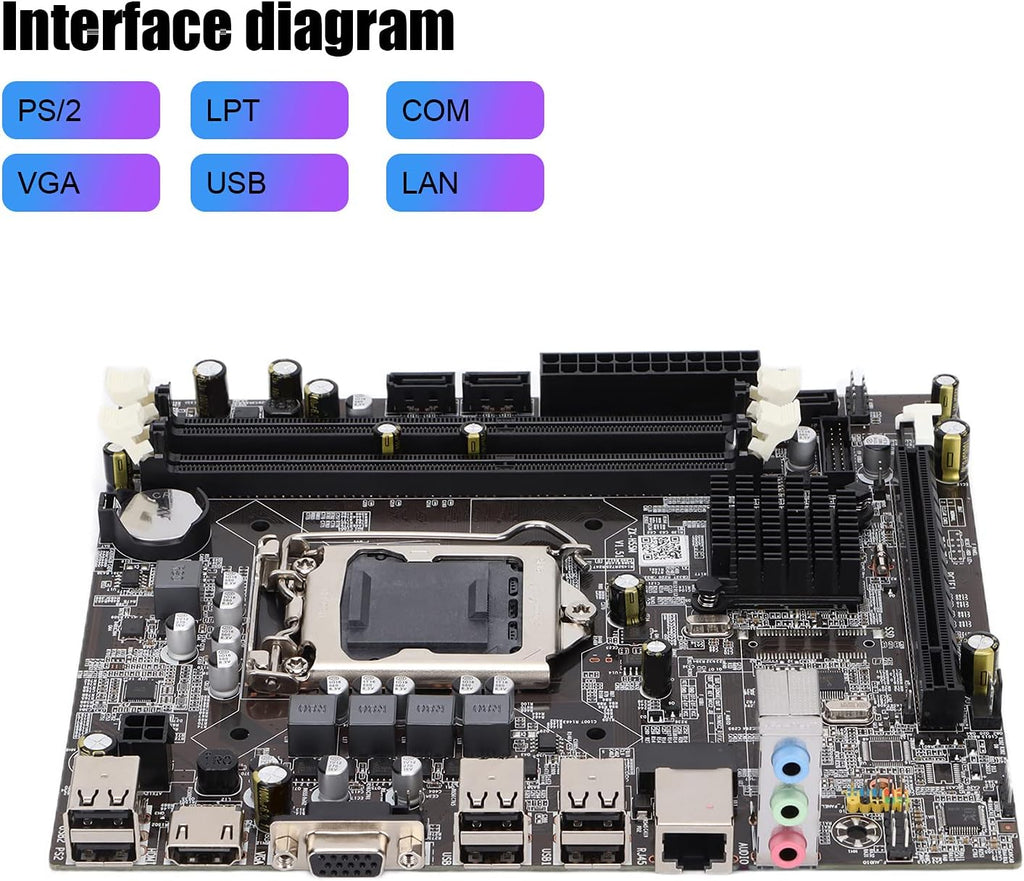 H55 Computer Motherboard LGA 1156 DDR3 E92646