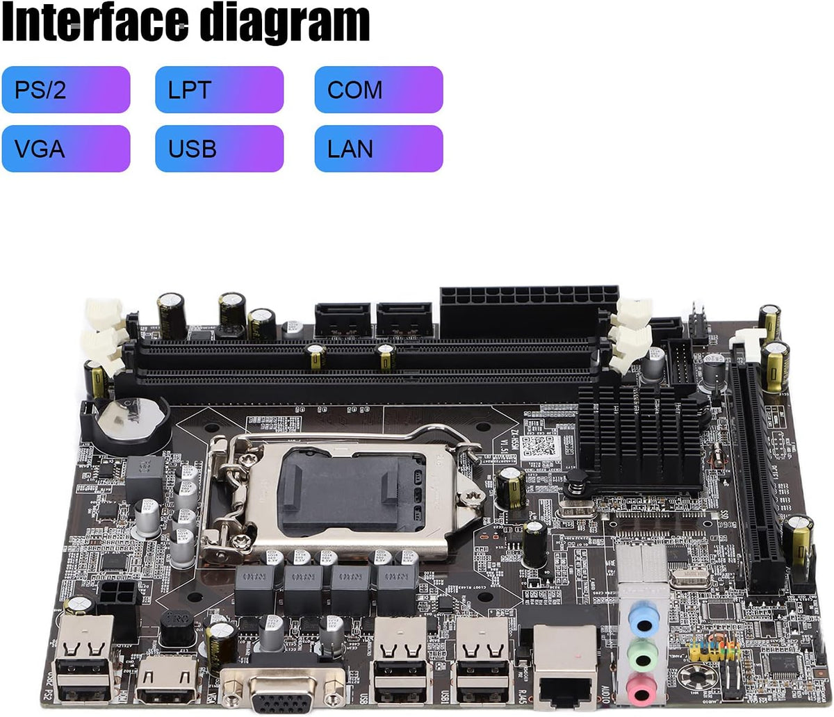 H55 Computer Motherboard LGA 1156 DDR3 E92646