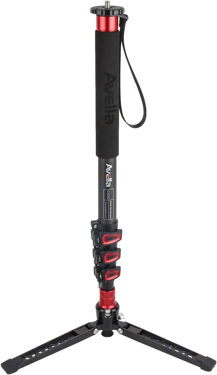 Carbon Fiber 67 Inch Camera Monopod T9202