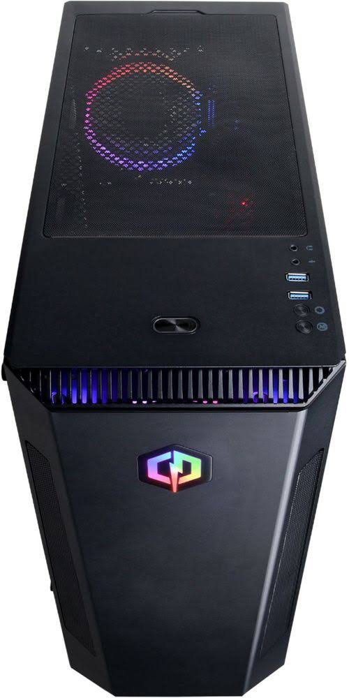 Gaming Desktop AMD Ryzen 3 2300X 8GB Memory AMD Radeon RX 560 2GB 1TB HDD Black A9295