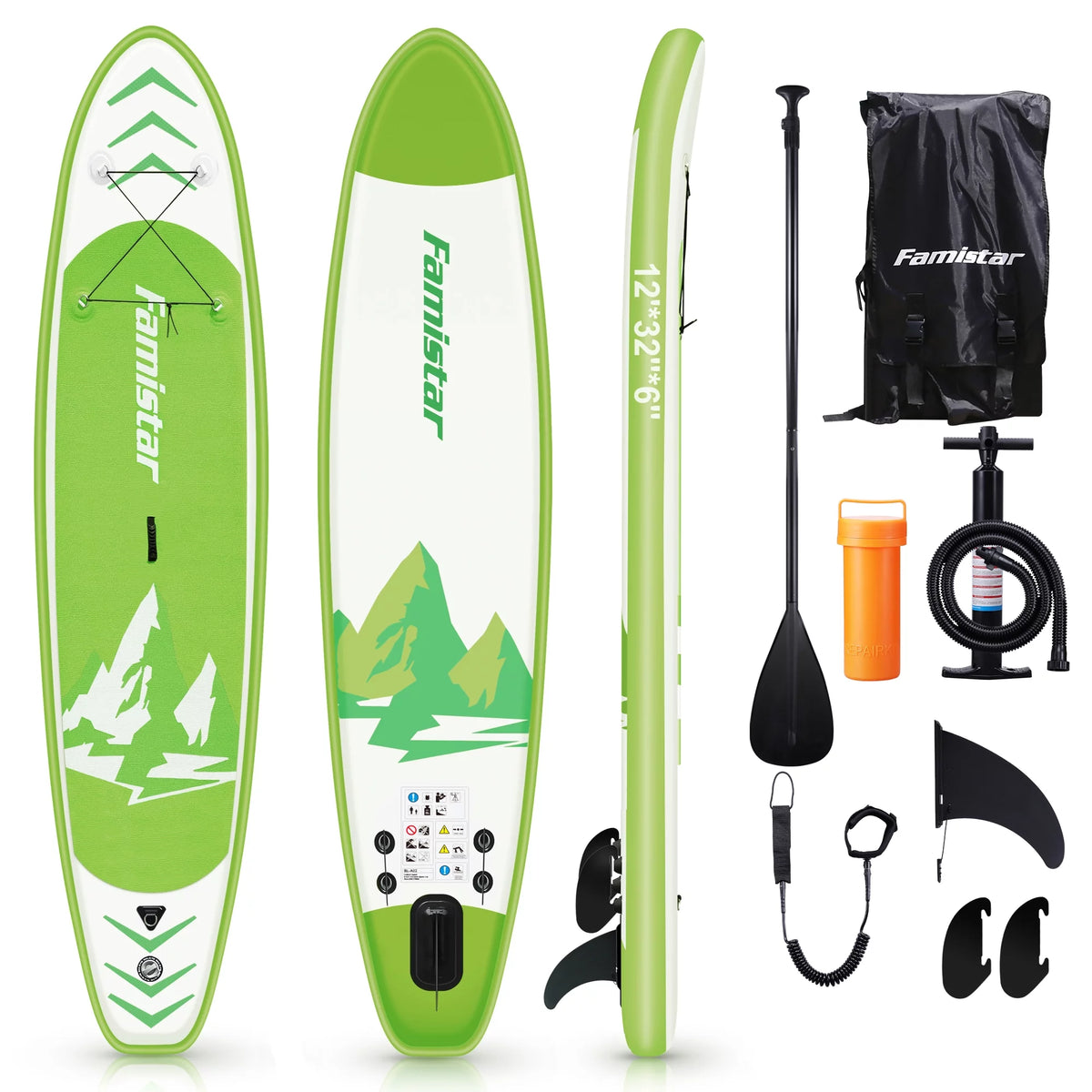Inflatable Stand Up Paddle Board with Paddle Pump and Backpack Y557