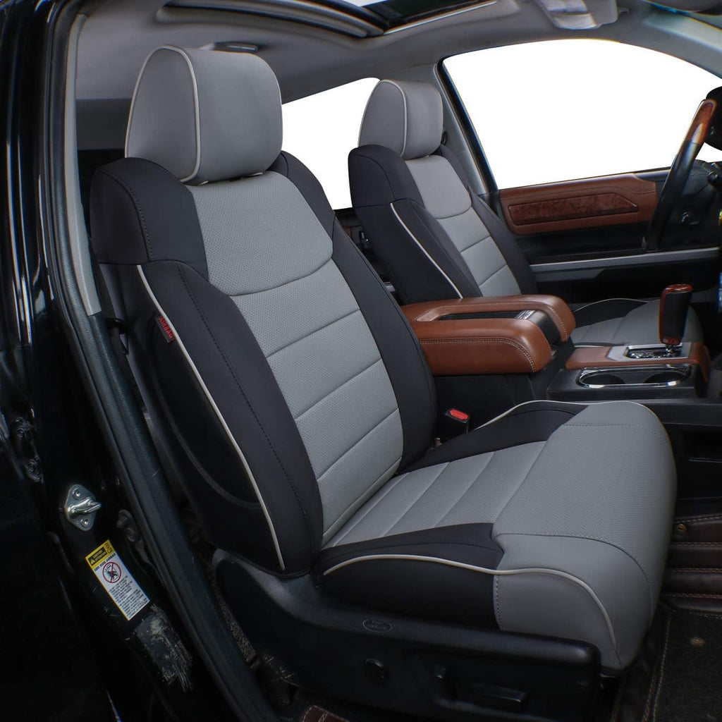 Black Leatherette Custom Fit Seat Covers M618