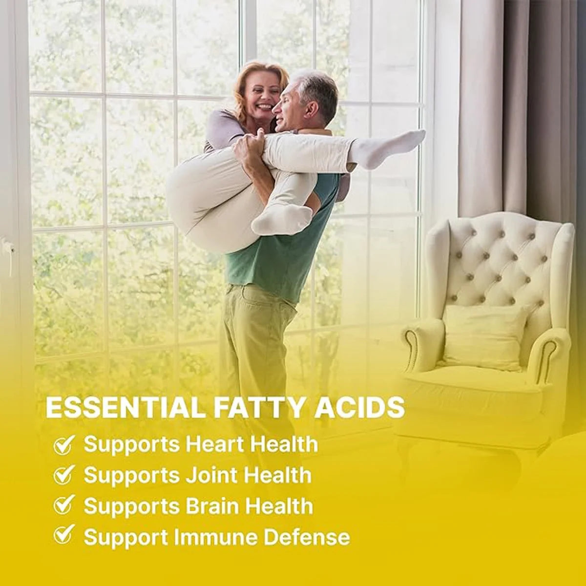 Omega 3 Fish Oil Supplements 60 Soft gels 2400 mg G312