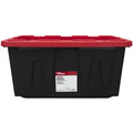 27 Gallon Snap Lid Plastic Storage Bin X89620