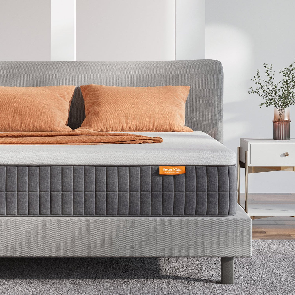 12 Cool Gel Memory Foam Medium Firm Mattress King E6524