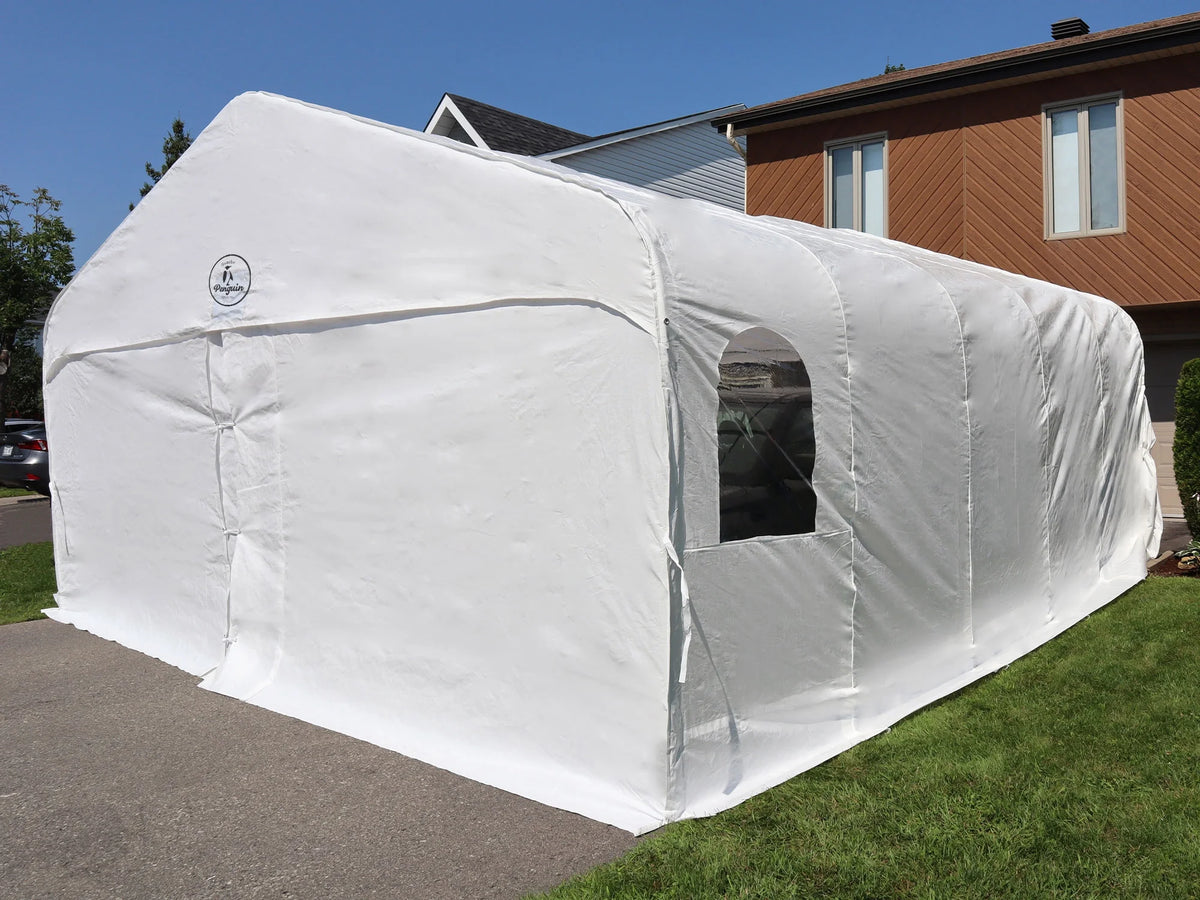 Double Car Shelter 18 ft x 20 ft E5123