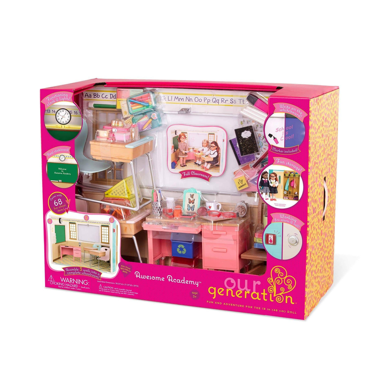 School Room for 18 in Dolls P3735