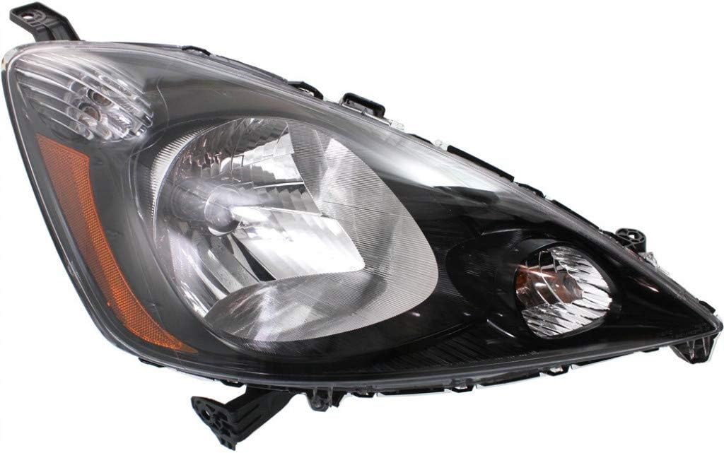 Passenger Side Halogen Headlight Assembly for 2012 2013 2014 Honda Fit Sport Model G629