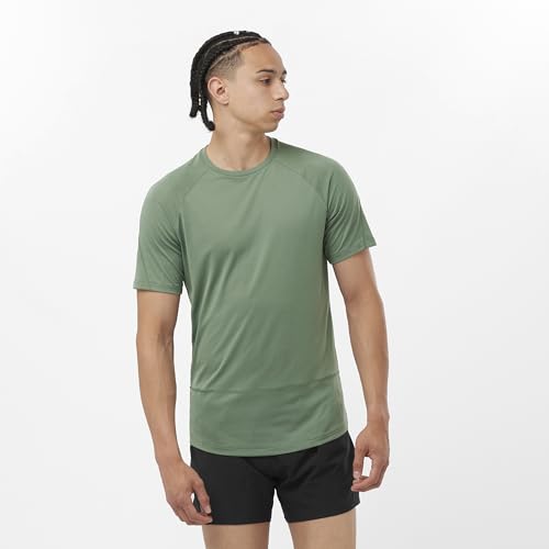 Men's Cross Run Ss Tee M-Citronelle-Sulphur S A744