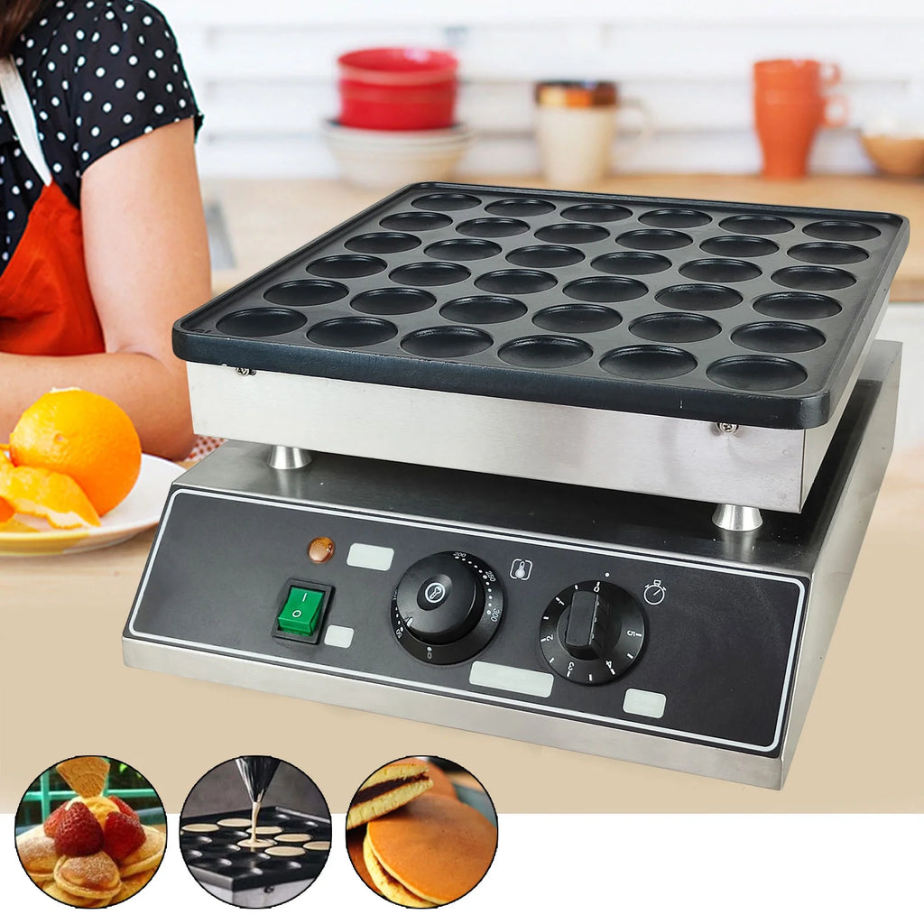 36 Holes 1000W Commercial Electric Nonstick Waffle Maker Machine A22525
