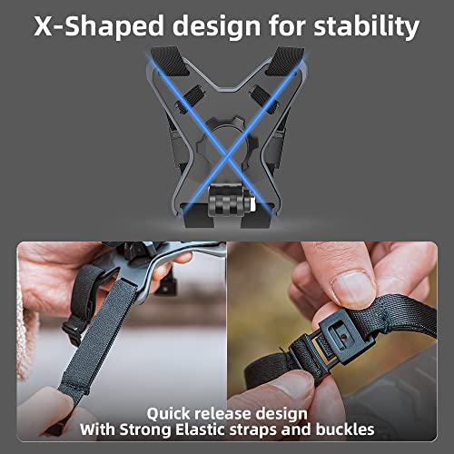 Motorcycle Helmet Chin Strap Mount with Phone Clip O67835