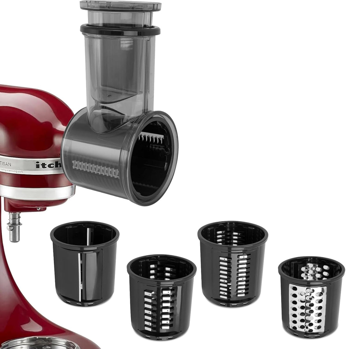 Slicer Shredder Attachment for KitchenAid Stand Mixer with 5 Blades L13316