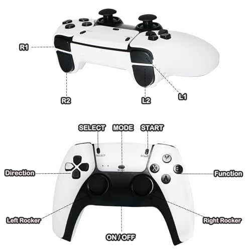 Retro Game Console with Dual Controllers K456