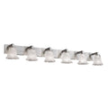 6 Light Bath Bar with Round Flared Glass U4568