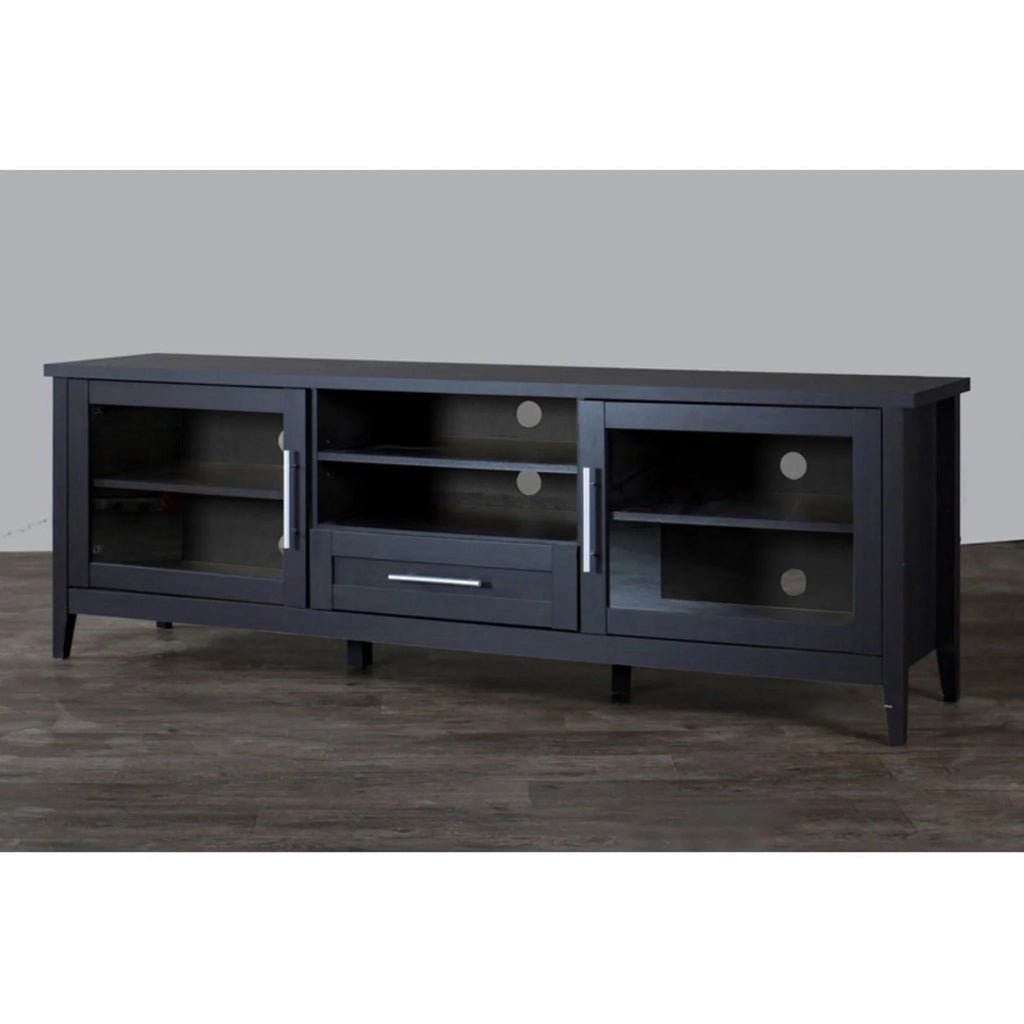 71" Espresso Wood TV Stand U5916