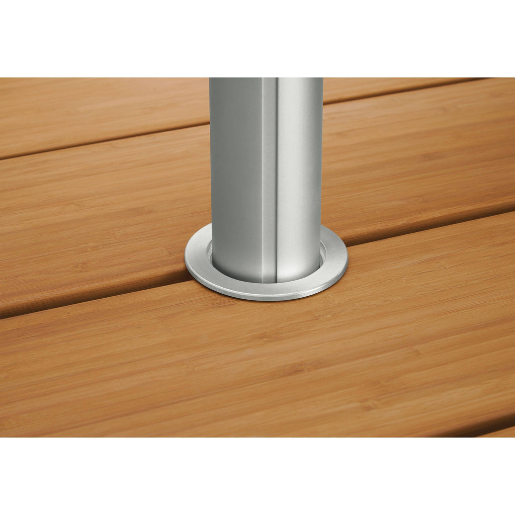Orange Recycled HDPE Patio Table A160010