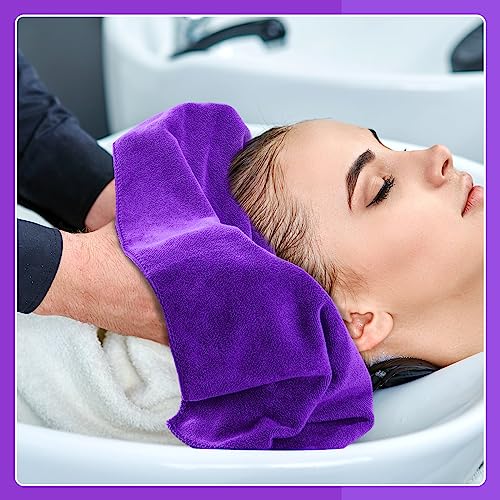 12 Pack Grey Microfiber Salon Towel 29.53 x 13.78 inch B242798