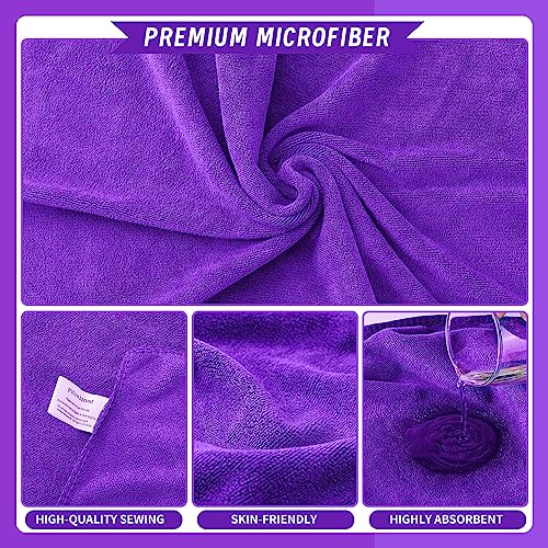 12 Pack Grey Microfiber Salon Towel 29.53 x 13.78 inch B242798