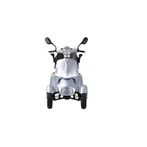Pink Fat Tire Electric Mobility Scooter with LED Headlights and Basket S6181