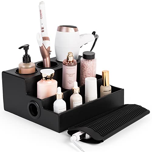 Hair Tool Organizer, 12” x 10.5”, 3 Tier, Silicone Mat C1304