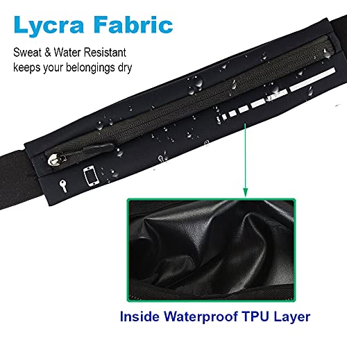 Slim Running Belt Fanny Pack Phone Holder Waist Belt for Workout Jogging Q8148