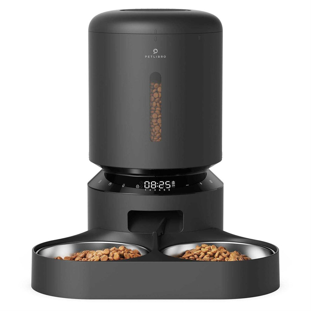 Automatic Cat Food Dispenser 5L with 2 Stainless Bowls R91120