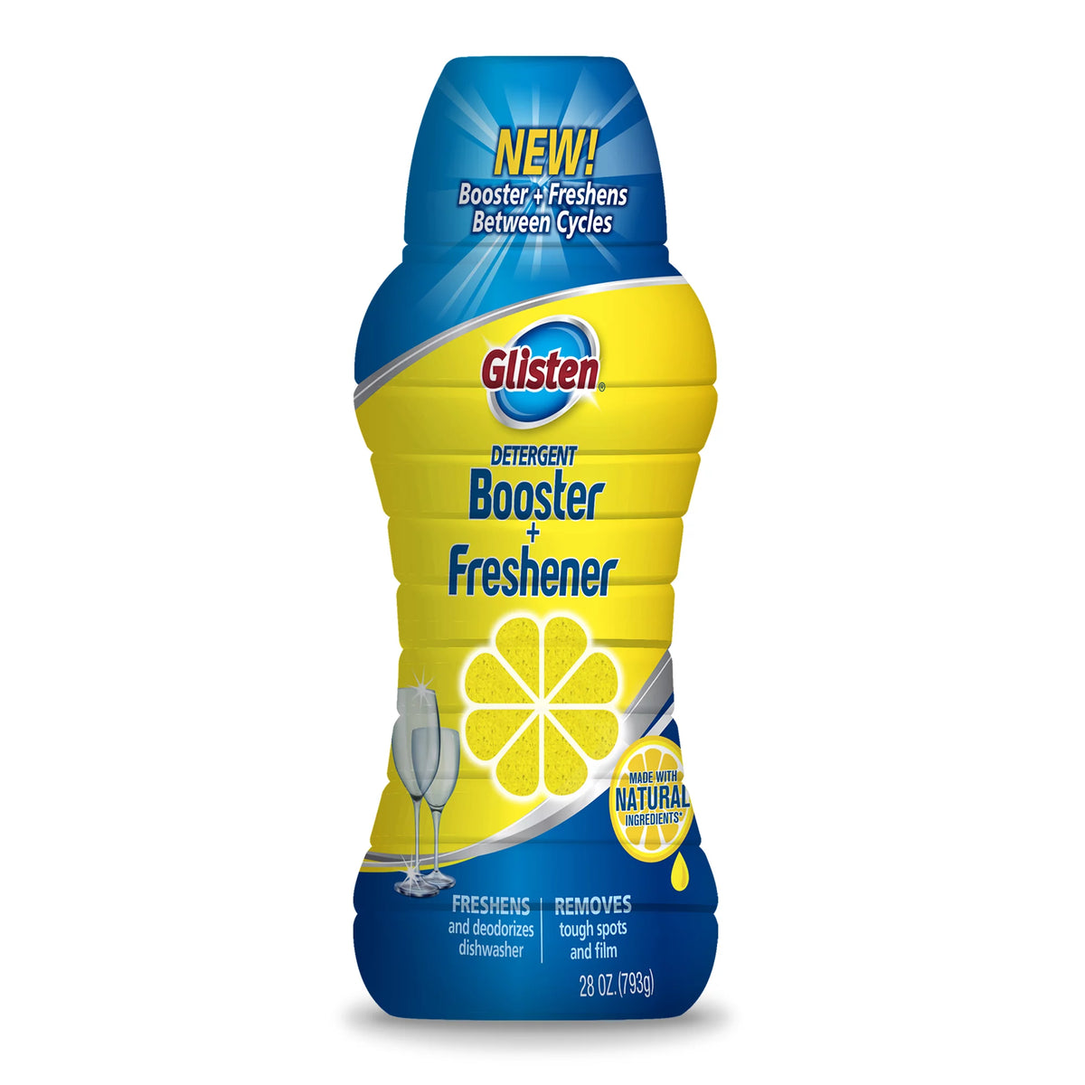 Dishwasher Detergent Booster + Freshener, 28 oz, 6 Bottles J2602
