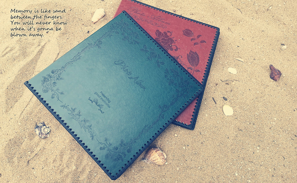 Self Adhesive Photo Album Leather Cover Holds 3X5 4X6 5X7 6X8 8X10 10x12 Photos I833240