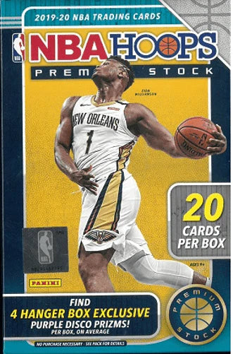 2019-20 NBA Basketball Trading Cards Hanger Box 20 Cards P38243