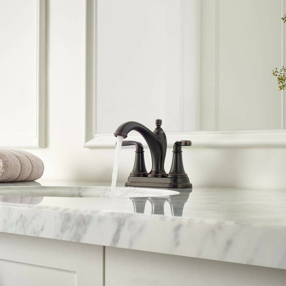 Single-Handle Bathroom Faucet in Tuscan Bronze U935