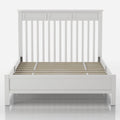 Solid Wood Platform Bed White Full L426120