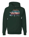 Plaid Paisley Graphic Hoodie Sweatshirt R74127