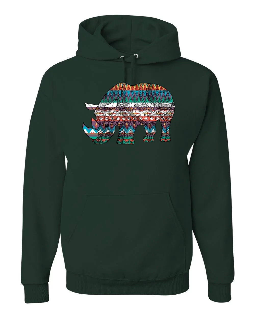 Plaid Paisley Graphic Hoodie Sweatshirt R74127
