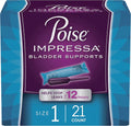 Size 1 Incontinence Bladder Support 21 Count U27868