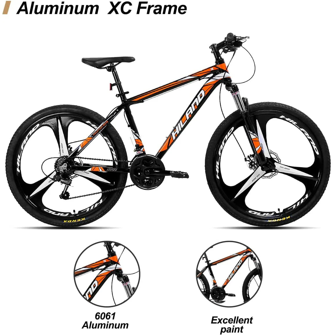 Black 21 Speed Aluminum Mountain Bike W837553