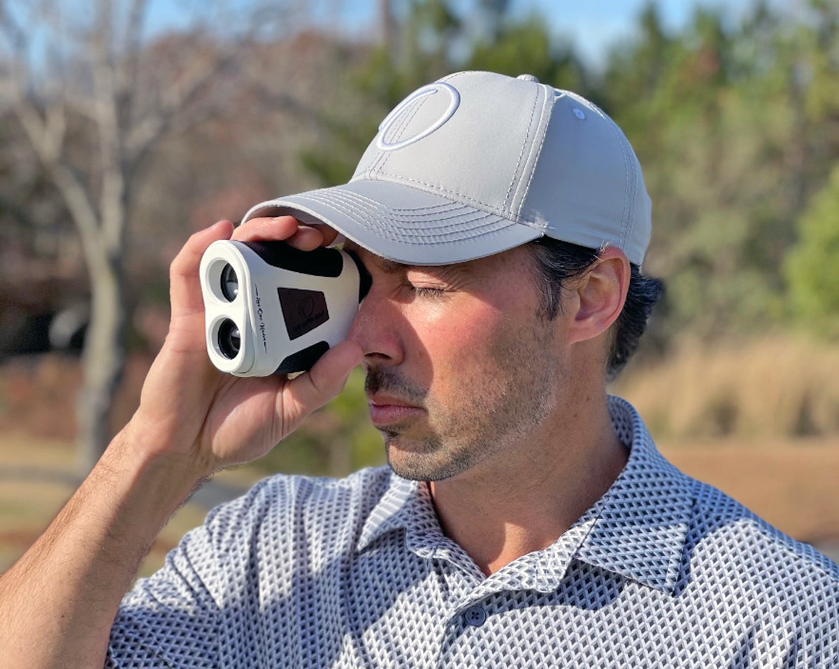 Golf Rangefinder with Slope Compensation, 6X Magnification up to 800yds (White) S598