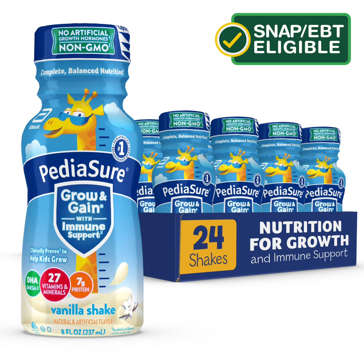 Vanilla Kids Protein Shake, 8-fl-oz Bottle, 4-6 Count K3655