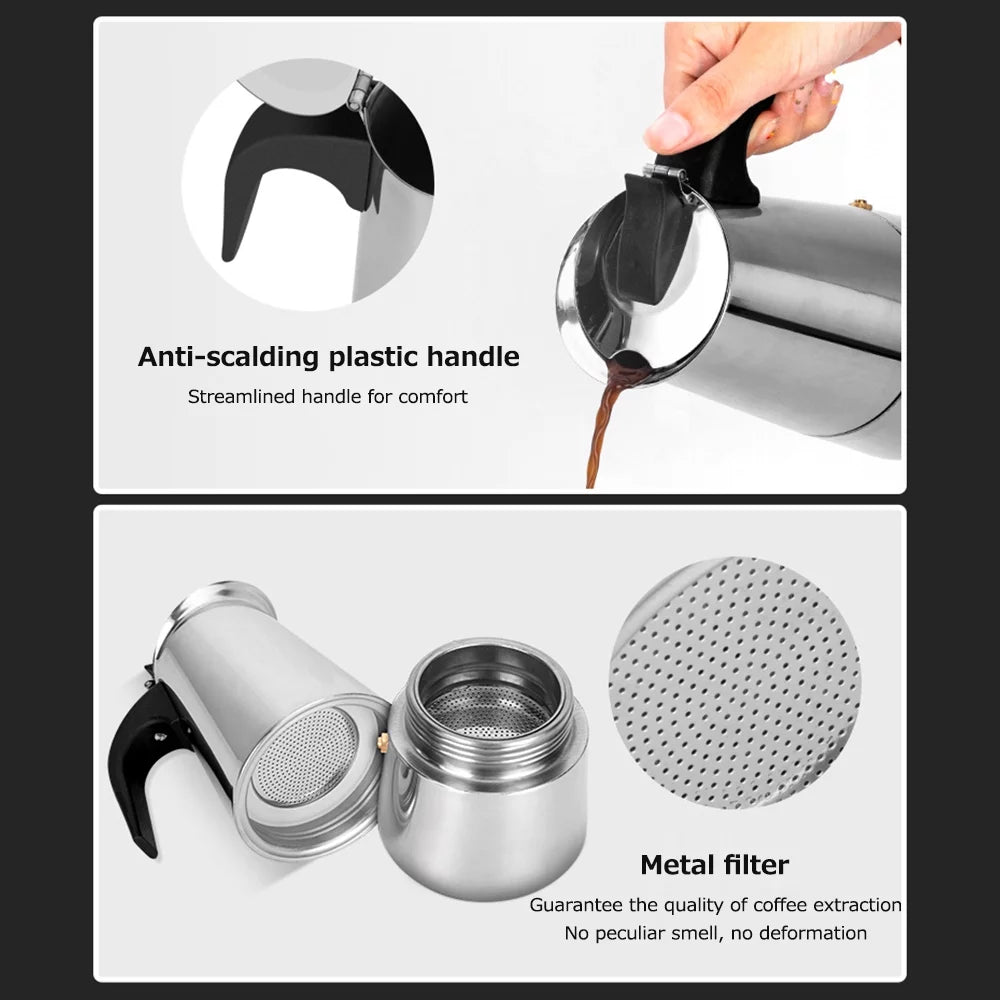 Stainless Steel Electric Coffee Maker U203387