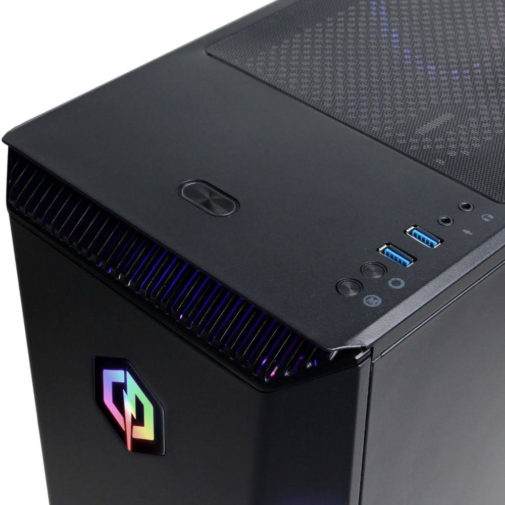 Gaming Desktop AMD Ryzen 3 2300X 8GB Memory AMD Radeon RX 560 2GB 1TB HDD Black A9295