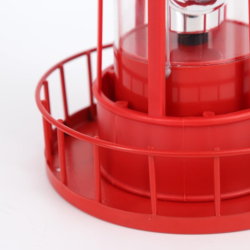 Red Rotating Solar Lighthouse Light, IP65 Waterproof N314722